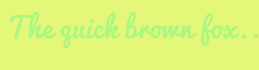 Image with Font Color ACF780 and Background Color E5F779